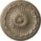 Ekena Millwork Flower Spiral Ceiling Medallion (Fits Canopies up to 2"), 12 1/4"OD x 2 1/4"P, Gobi Desert Crackle CM12FLGDC - alternate 1
